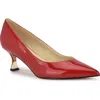 Nine West Women's Ariella Kitten Heel Pumps In Red
