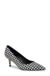 Nine West Women's Arlene Kitten Heel Pointy Toe Pumps In Black Multi