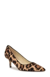 Nine West Arlene Pointed Toe Pump In Leopard