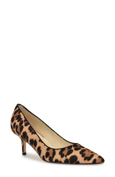 Nine West Arlene Pointed Toe Pump In Leopard