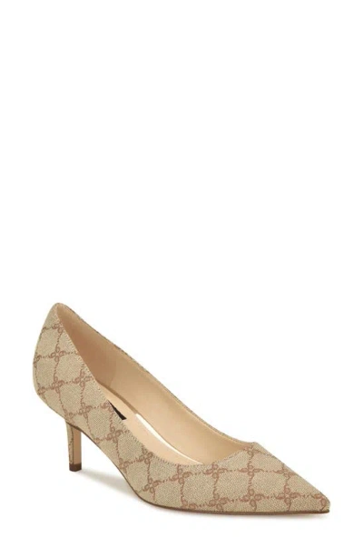 Nine West Arlene Pointed Toe Pump In Light Brown