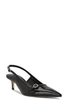 Nine West Ashlea Slingback Pointed Toe Pump In Black