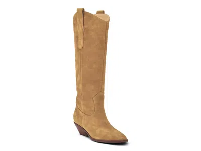 Nine West Asken Cowboy Boot In Brown