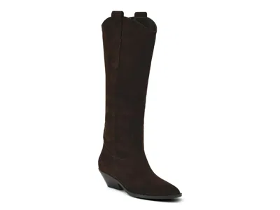 Nine West Asken Cowboy Boot In Brown
