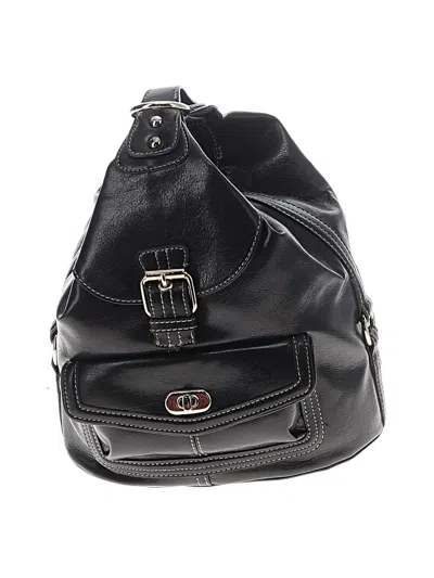 Pre-owned Nine West Backpack In Black