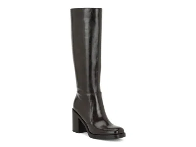 Nine West Balinda Boot In Dark Brown