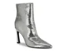 Nine West Balize Pointed Toe Bootie In Silver