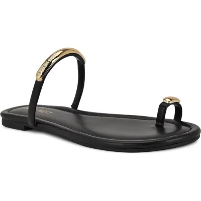Nine West Balon Slide Sandal In Black