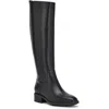 Nine West Barile 3 Womens Faux Leather Knee-high Boots In Black