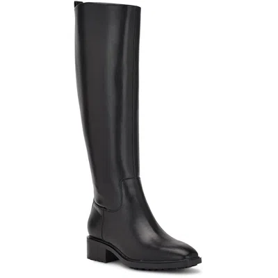 NINE WEST BARILE 3 WOMENS FAUX LEATHER KNEE-HIGH BOOTS