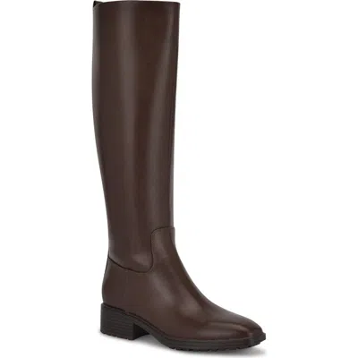Nine West Barile Knee High Boot In Brown