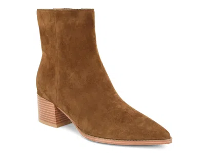 Nine West Becky Bootie In Brown