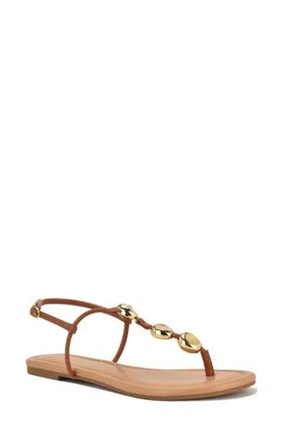 Nine West Bello Slingback Thong Sandal (women) In Brown