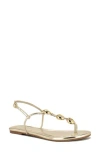 Nine West Bello Slingback Thong Sandal (women) In Gray