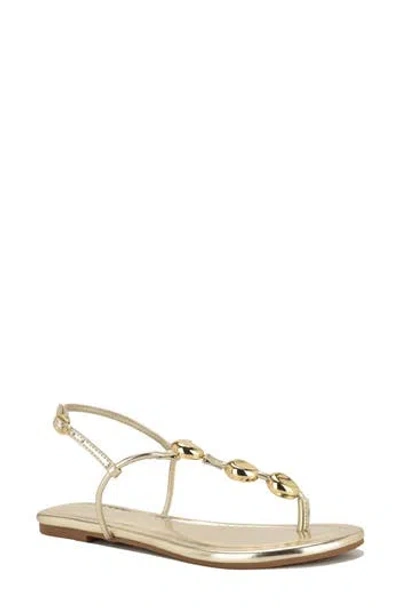 Nine West Bello Slingback Thong Sandal (women) In Gray