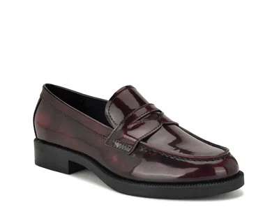 Nine West Berg Loafer In Burgundy