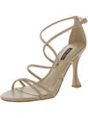 Nine West Besasy 3 Womens Faux Leather Strappy Heels In Pink