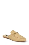 Nine West Women's Bhalya Round Toe Slip-on Flat Casual Mules In Light Natural Woven - Manmade