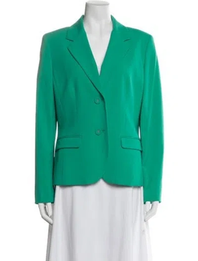 Pre-owned Nine West Blazer In Green