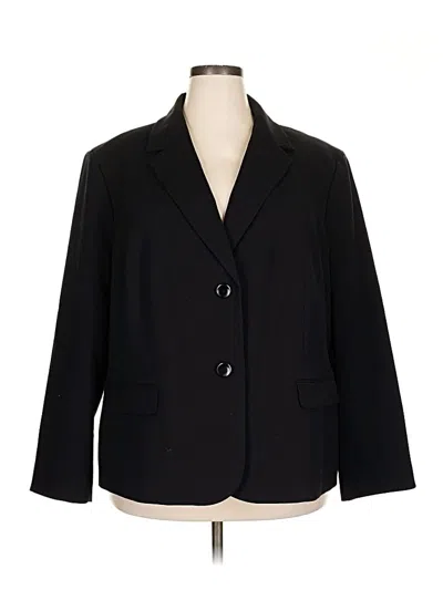 Pre-owned Nine West Blazer Jacket In Black