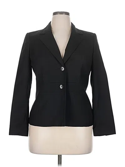Pre-owned Nine West Blazer Jacket In Black
