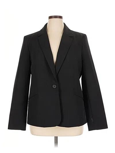 Pre-owned Nine West Blazer Jacket In Black