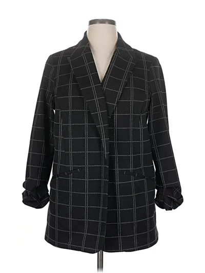 Pre-owned Nine West Blazer Jacket In Black