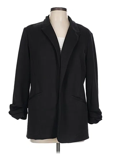 Pre-owned Nine West Blazer Jacket In Black