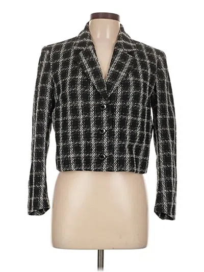Pre-owned Nine West Blazer Jacket In Black