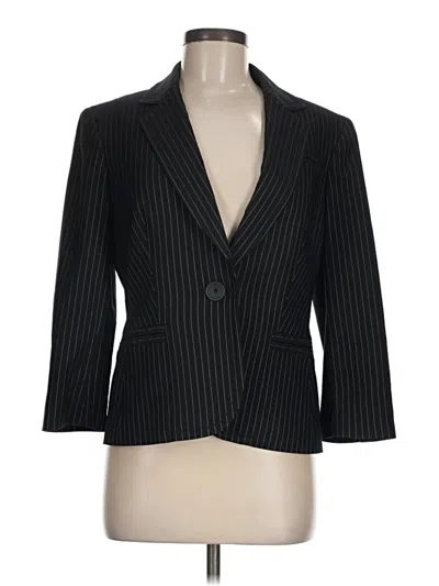 Pre-owned Nine West Blazer Jacket In Black