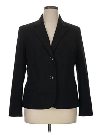 Pre-owned Nine West Blazer Jacket In Black