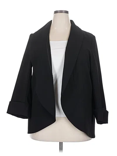 Pre-owned Nine West Blazer Jacket In Black