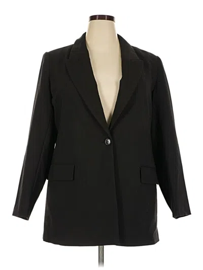 Pre-owned Nine West Blazer Jacket In Black