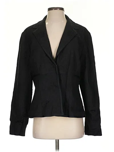 Pre-owned Nine West Blazer Jacket In Black