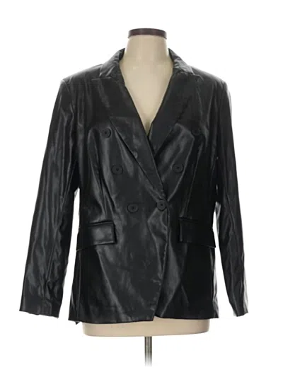 Pre-owned Nine West Blazer Jacket In Black