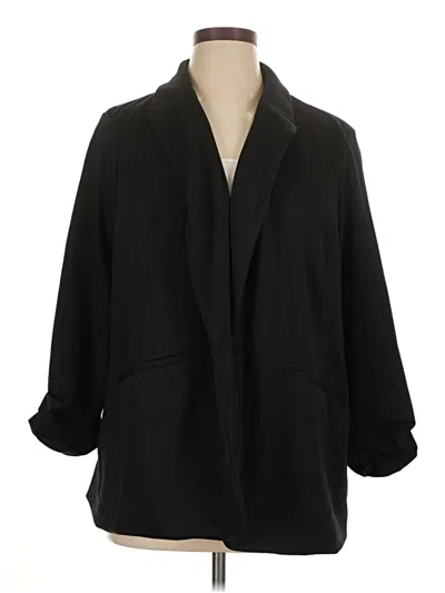 Pre-owned Nine West Blazer Jacket In Black