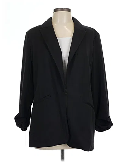 Pre-owned Nine West Blazer Jacket In Black