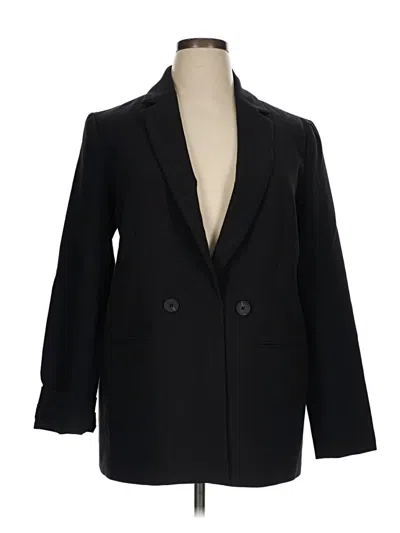 Pre-owned Nine West Blazer Jacket In Black