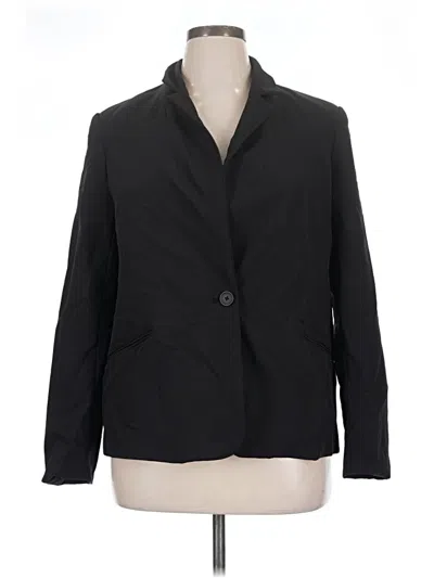 Pre-owned Nine West Blazer Jacket In Black
