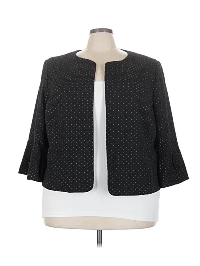 Pre-owned Nine West Blazer Jacket In Black
