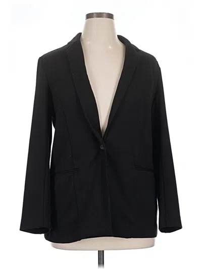 Pre-owned Nine West Blazer Jacket In Black