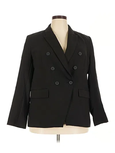 Pre-owned Nine West Blazer Jacket In Black