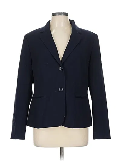 Pre-owned Nine West Blazer Jacket In Blue