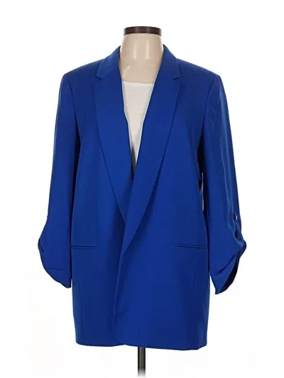 Pre-owned Nine West Blazer Jacket In Blue