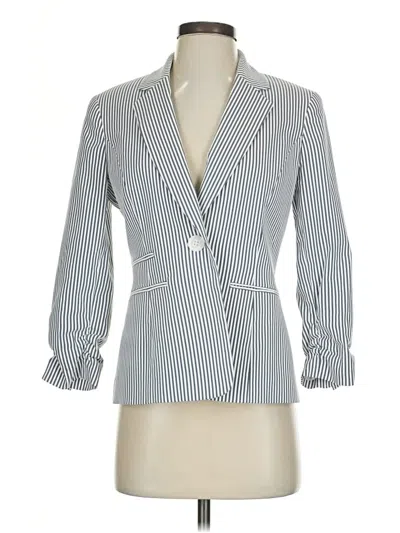 Pre-owned Nine West Blazer Jacket In Blue