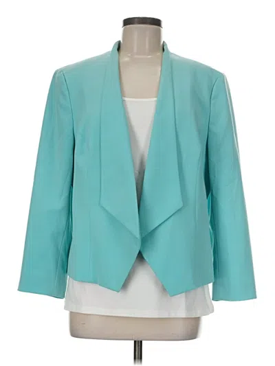 Pre-owned Nine West Blazer Jacket In Blue
