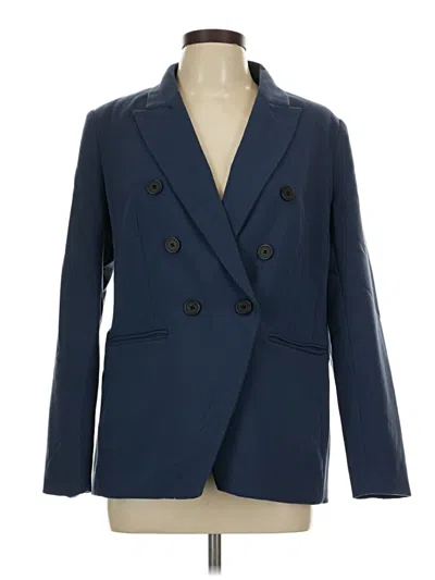 Pre-owned Nine West Blazer Jacket In Blue