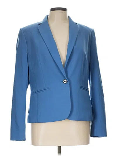 Pre-owned Nine West Blazer Jacket In Blue