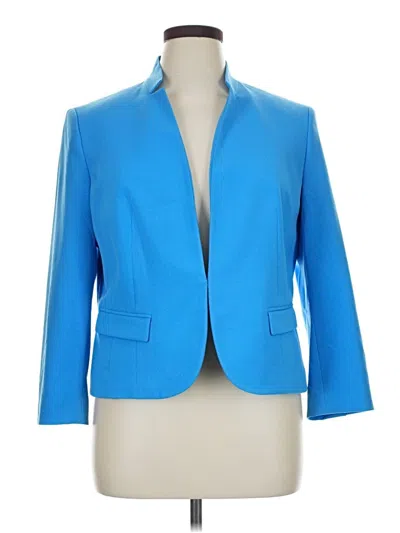 Pre-owned Nine West Blazer Jacket In Blue