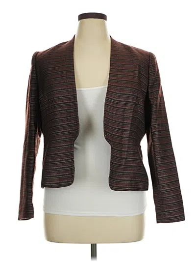 Pre-owned Nine West Blazer Jacket In Brown